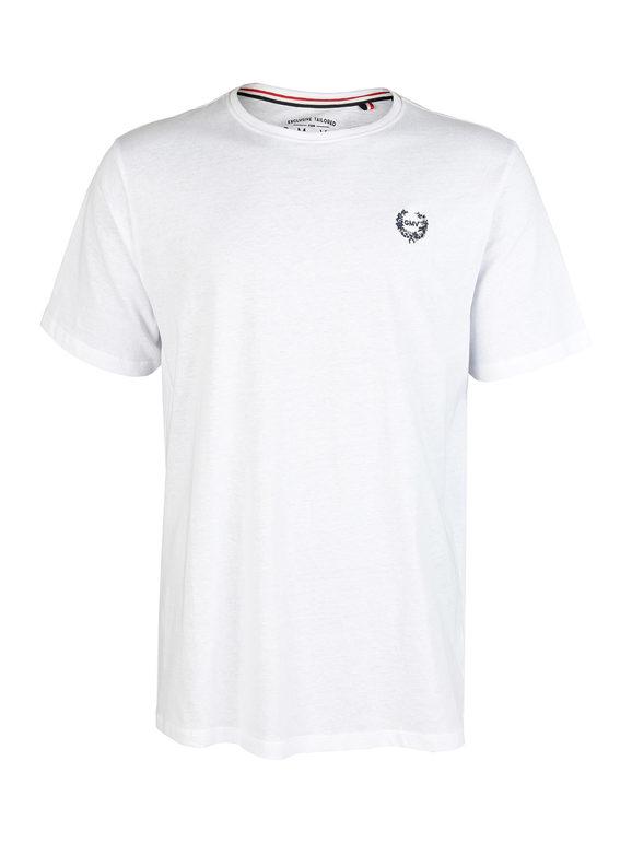 Gian Marco Venturi T-shirt girocollo a manica corta T-Shirt Manica Corta uomo Bianco taglia XL
