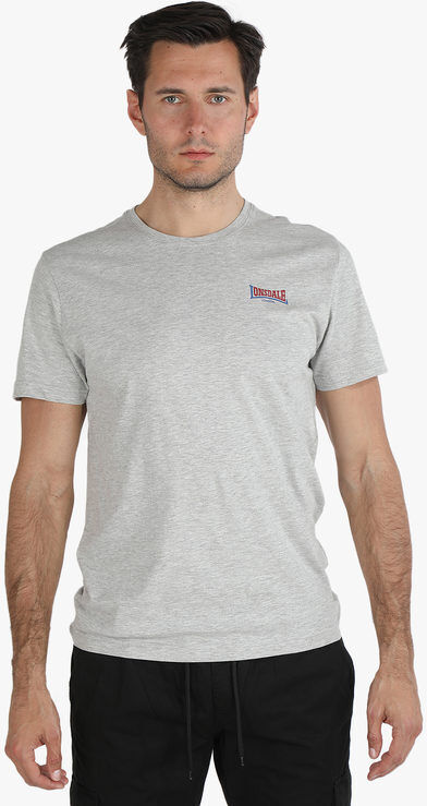 Lonsdale T-shirt girocollo da uomo in cotone T-Shirt Manica Corta uomo Grigio taglia XL