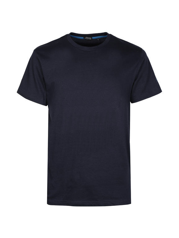 Coveri T-shirt girocollo uomo manica corta T-Shirt Manica Corta uomo Blu taglia XXL