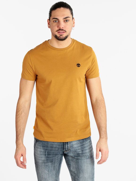 Timberland T-shirt manica corta da uomo con logo T-Shirt Manica Corta uomo Beige taglia XL