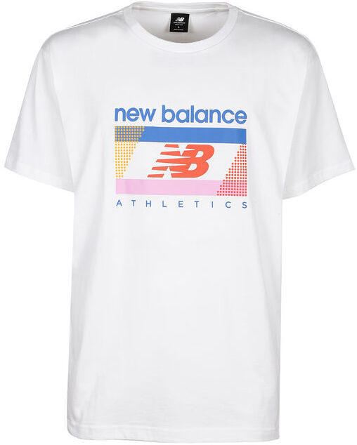 New Balance T-shirt manica corta da uomo T-Shirt Manica Corta uomo Bianco taglia L