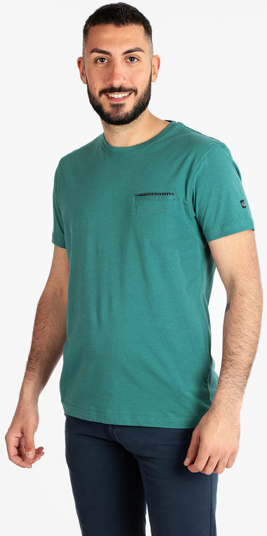 Renato Balestra T-shirt manica corta uomo con taschino T-Shirt Manica Corta uomo Verde taglia XXL