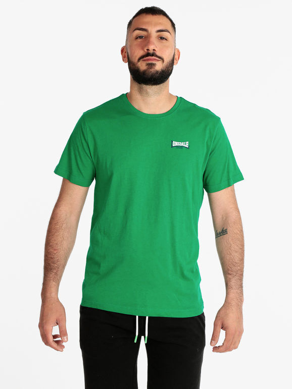 Lonsdale T-shirt manica corta uomo in cotone T-Shirt Manica Corta uomo Verde taglia L