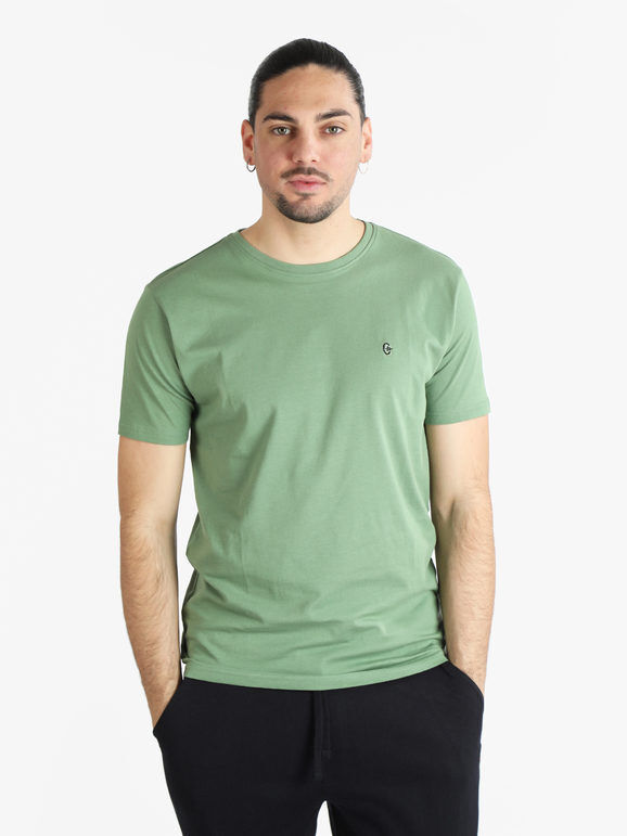 Coveri T-shirt manica corta uomo in cotone T-Shirt Manica Corta uomo Verde taglia XXL