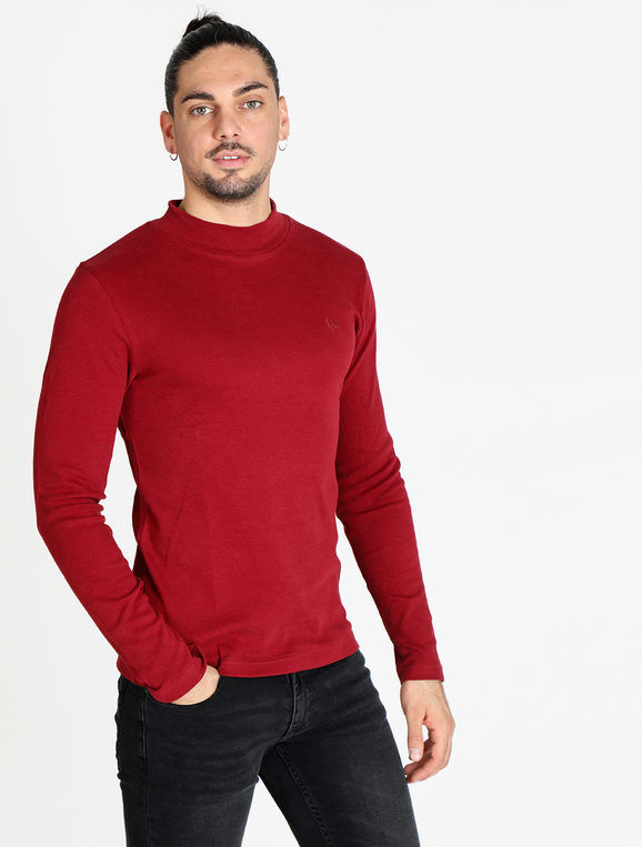 Be Board T-shirt manica lunga a lupetto da uomo T-Shirt Manica Lunga uomo Rosso taglia M