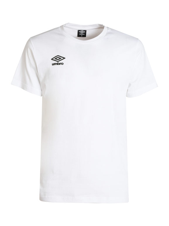 Umbro T-shirt uomo girocollo in cotone T-Shirt Manica Corta uomo Bianco taglia XXL