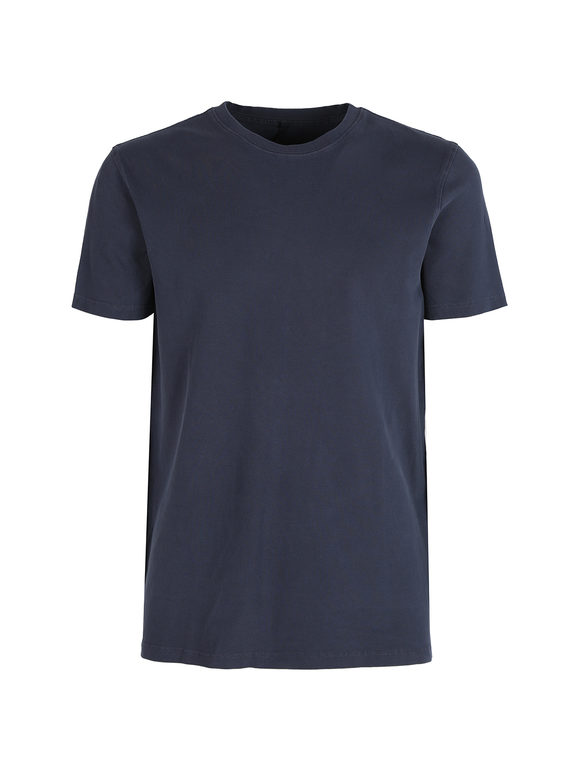 Baker's T-shirt uomo girocollo in cotone T-Shirt Manica Corta uomo Blu taglia XXL