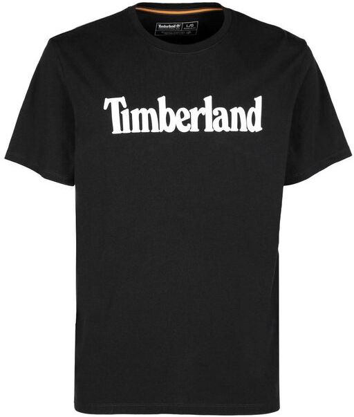 Timberland T-shirt uomo in cotone biologico con scritta T-Shirt e Top uomo Nero taglia XXL