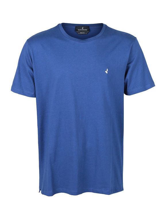 Navigare T-shirt uomo in cotone T-Shirt Manica Corta uomo Blu taglia XXL