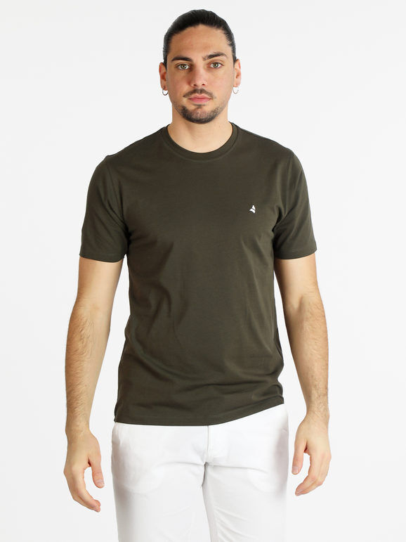 Navigare T-shirt uomo manica corta in cotone T-Shirt Manica Corta uomo Verde taglia XXL
