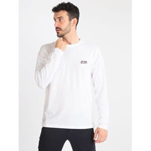 Baci & Abbracci Maglietta uomo in cotone T-Shirt Manica Lunga uomo Bianco taglia XXL