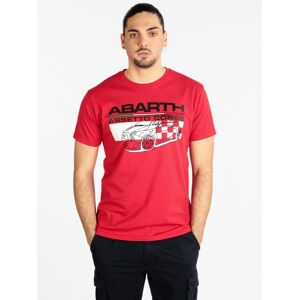 abarth T-shirt manica corta uomo con stampa T-Shirt Manica Corta uomo Rosso taglia XXL