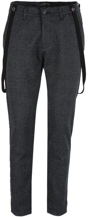 Andy Don B Pantaloni uomo con bretelle Pantaloni Casual uomo Blu taglia 46