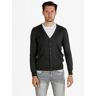 Johnny Looper Cardigan uomo in maglia con bottoni Cardigan uomo Grigio taglia M