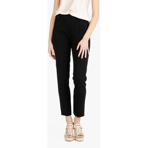 Solada Pantaloni donna con elastico in vita taglio classico Pantaloni Eleganti donna Nero taglia 3XL