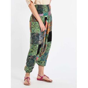 Positano Pantaloni donna harem con cavallo basso Pantaloni Casual donna Multicolore taglia Unica