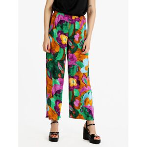 Flight Finery Pantaloni gamba larga donna con stampe Pantaloni Casual donna Verde taglia M/L