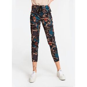 Solada Pantaloni jogger da donna effetto stropicciato Pantaloni Casual donna Nero taglia Unica