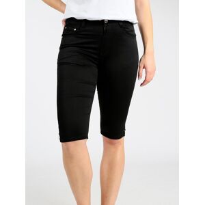 Max & Liu Pantaloni pinocchietto neri in cotone Shorts donna Nero taglia 42