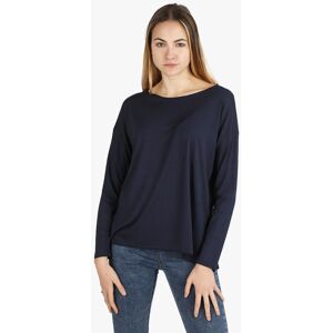 Daystar T-shirt donna a maniche lunghe tinta unita T-Shirt Manica Lunga donna Blu taglia Unica