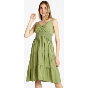 Solada Vestitino leggero donna in cotone Vestiti donna Verde taglia X/2XL