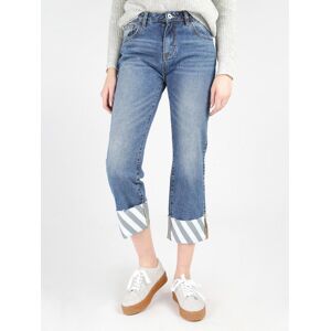 ghiaccio&limone ; jeans boyfriend con risvolto jeans boyfriend donna jeans taglia l