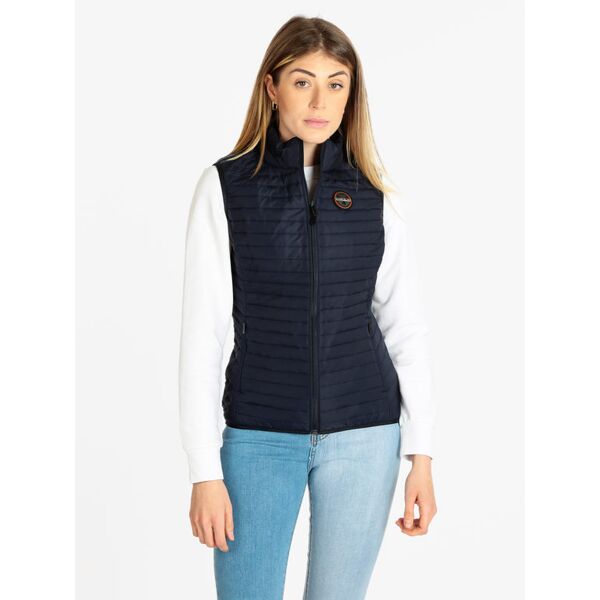 napapijri calmar w vest 5 giacca smanicata donna smanicato donna blu taglia l