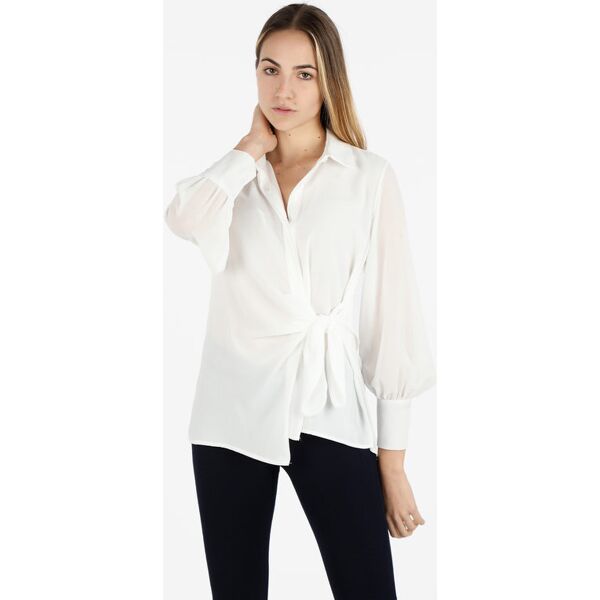 hdl milano camicia donna elegante a maniche lunghe camicie donna bianco taglia unica