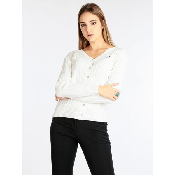 u.s. grand polo cardigan donna in maglia lavorata cardigan donna bianco taglia xxl