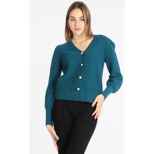 daystar cardigan donna in maglia lavorata cardigan donna verde taglia unica