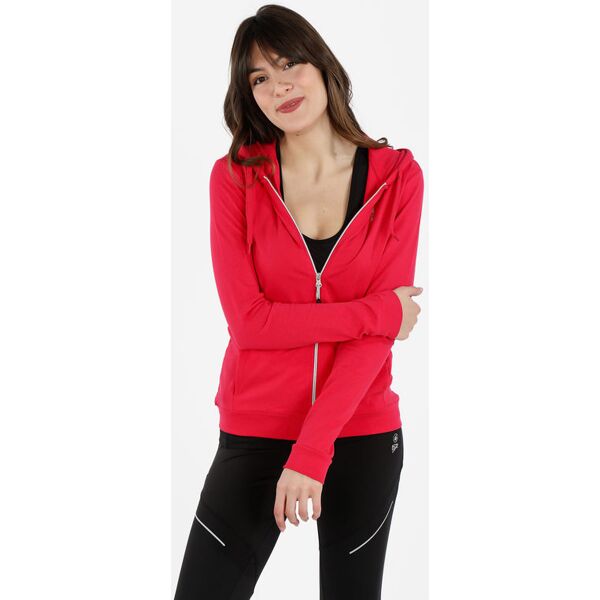 athl dpt felpa donna in cotone con cappuccio e zip felpe leggere donna fucsia taglia xl