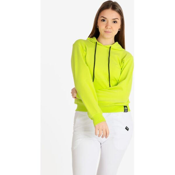 dekuba felpa leggera donna con cappuccio felpe leggere donna verde taglia m