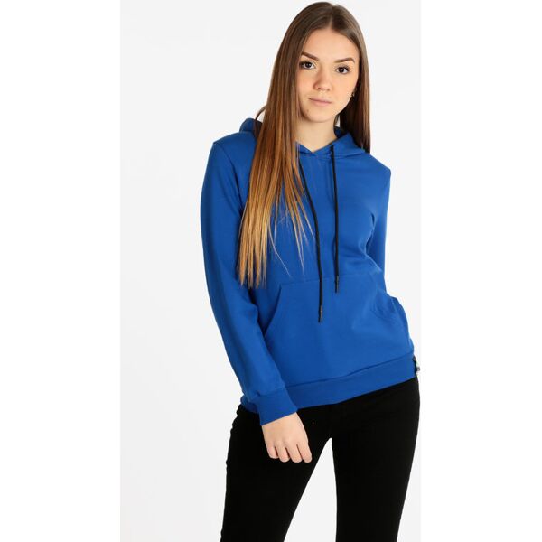 dekuba felpa leggera donna con cappuccio felpe leggere donna blu taglia l