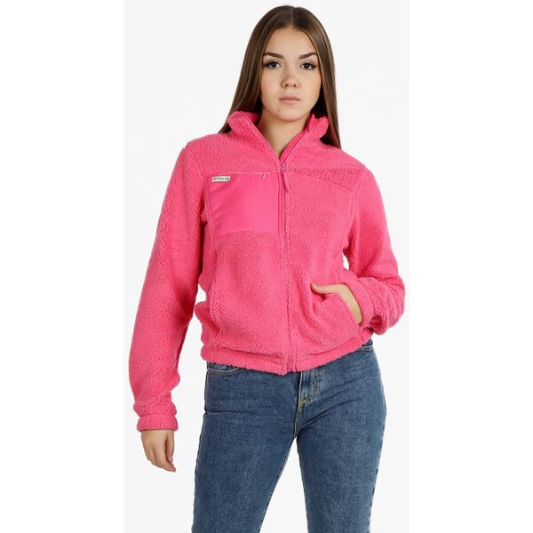 the people rep felpa teddy da donna con cerniera felpe pesanti donna fucsia taglia xxl