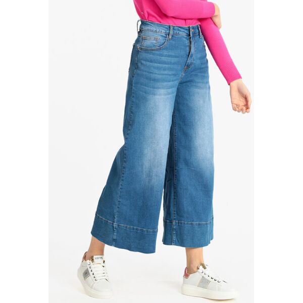 sexy woman jeans donna modello culotte jeans zampa donna jeans taglia xs