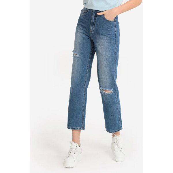 ghiaccio&limone ; jeans push up con strappi jeans boyfriend donna jeans taglia s