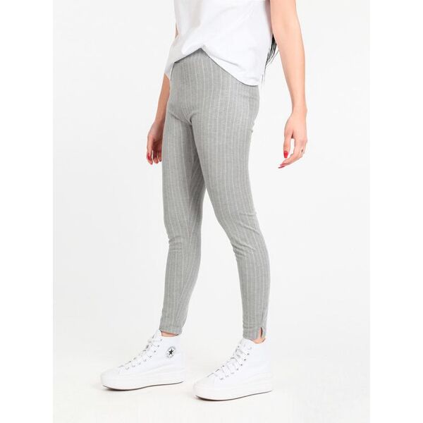 gladys leggings a righe da donna leggings donna grigio taglia m/l