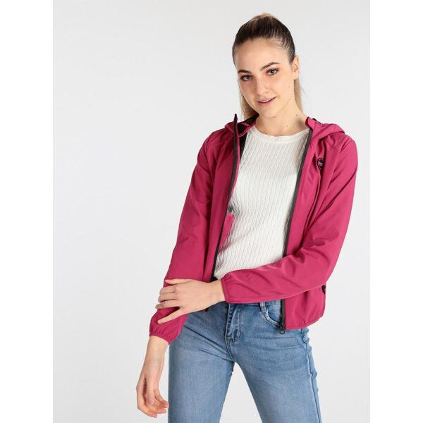 lonsdale lodpe 215990 giubbino donna con zip e cappuccio giacche leggere donna fucsia taglia m