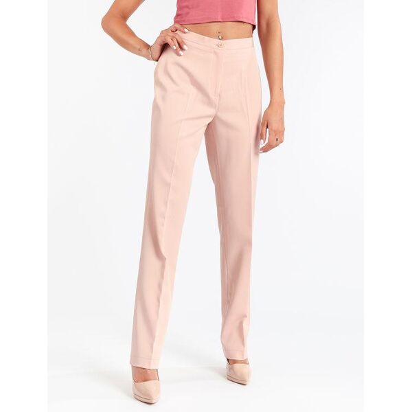 radaus pantalone donna gamba dritta pantaloni eleganti donna rosa taglia 42