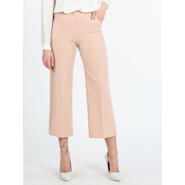 frenetika pantaloni donna culotte tinta unita pantaloni casual donna rosa taglia s