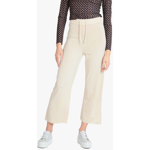 louise orop pantaloni donna palazzo leggeri pantaloni casual donna beige taglia s/m