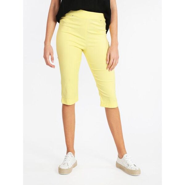 solada pantaloni pinocchietto elasticizzati da donna pinocchietti donna giallo taglia 4xl