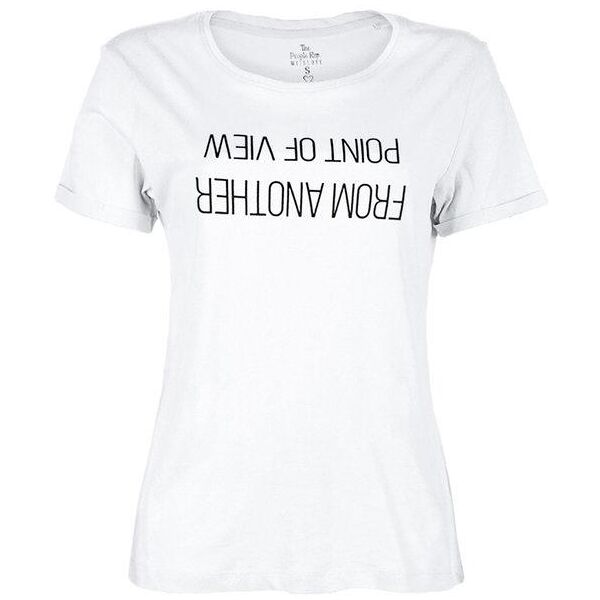 the people rep t-shirt donna in cotone con scritta t-shirt manica corta donna bianco taglia xl