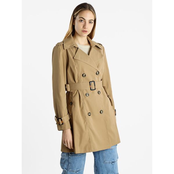 monte cervino trench da donna a doppiopetto con cintura trench donna beige taglia s