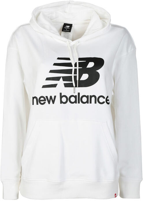 new balance ess oversize po felpa donna con cappuccio felpe donna bianco taglia xs