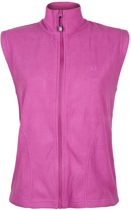 renato balestra gilet da donna in pile smanicato donna fucsia taglia xl