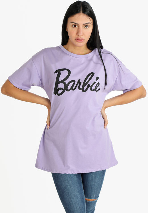 ghisleri maxi t-shirt barbie t-shirt manica corta donna viola taglia unica