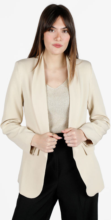 Made In Italy Blazer donna aperto Blazer donna Beige taglia S