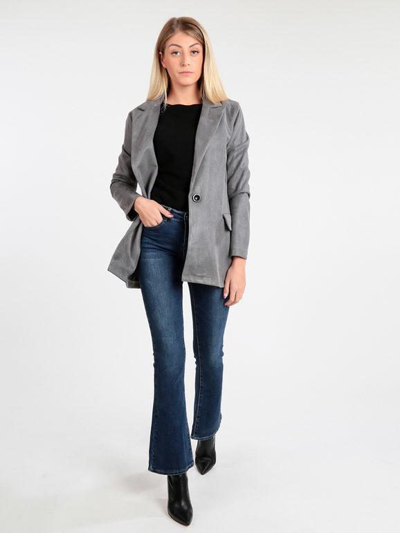 Solada Blazer donna vintage Blazer donna Grigio taglia M