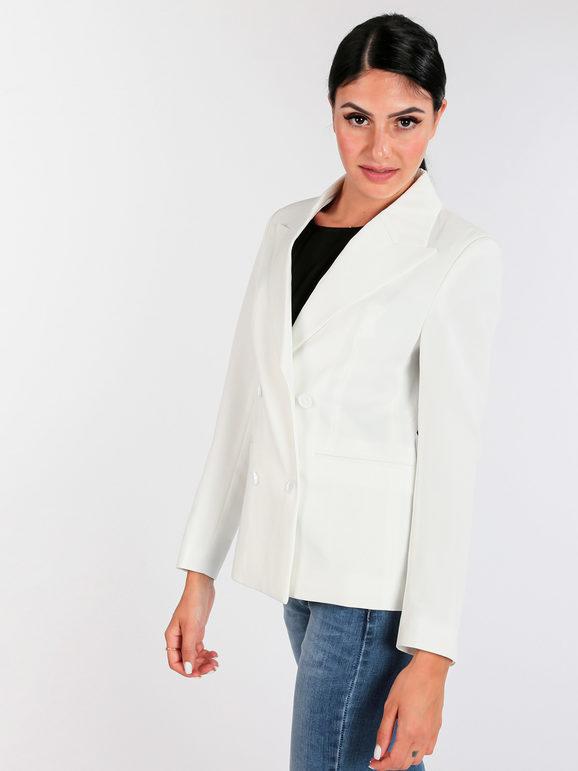 Radaus Blazer doppiopetto con bottoni donna Blazer donna Bianco taglia 48